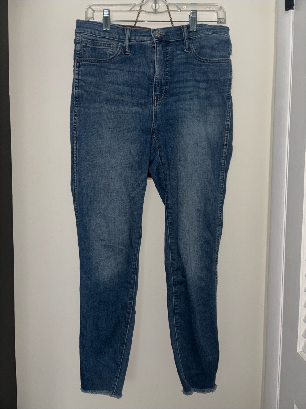 Madewell Skinny Jeans in Faded Blue Wash